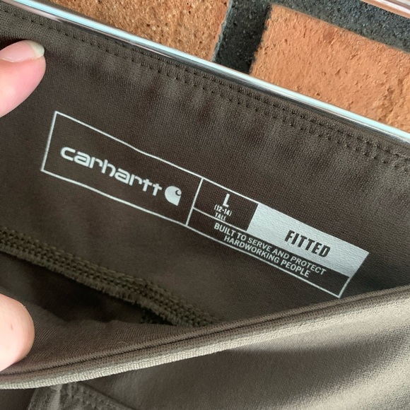 Carhartt Brown Chinos Relaxed Fit Cotton - Picture 3 of 3
